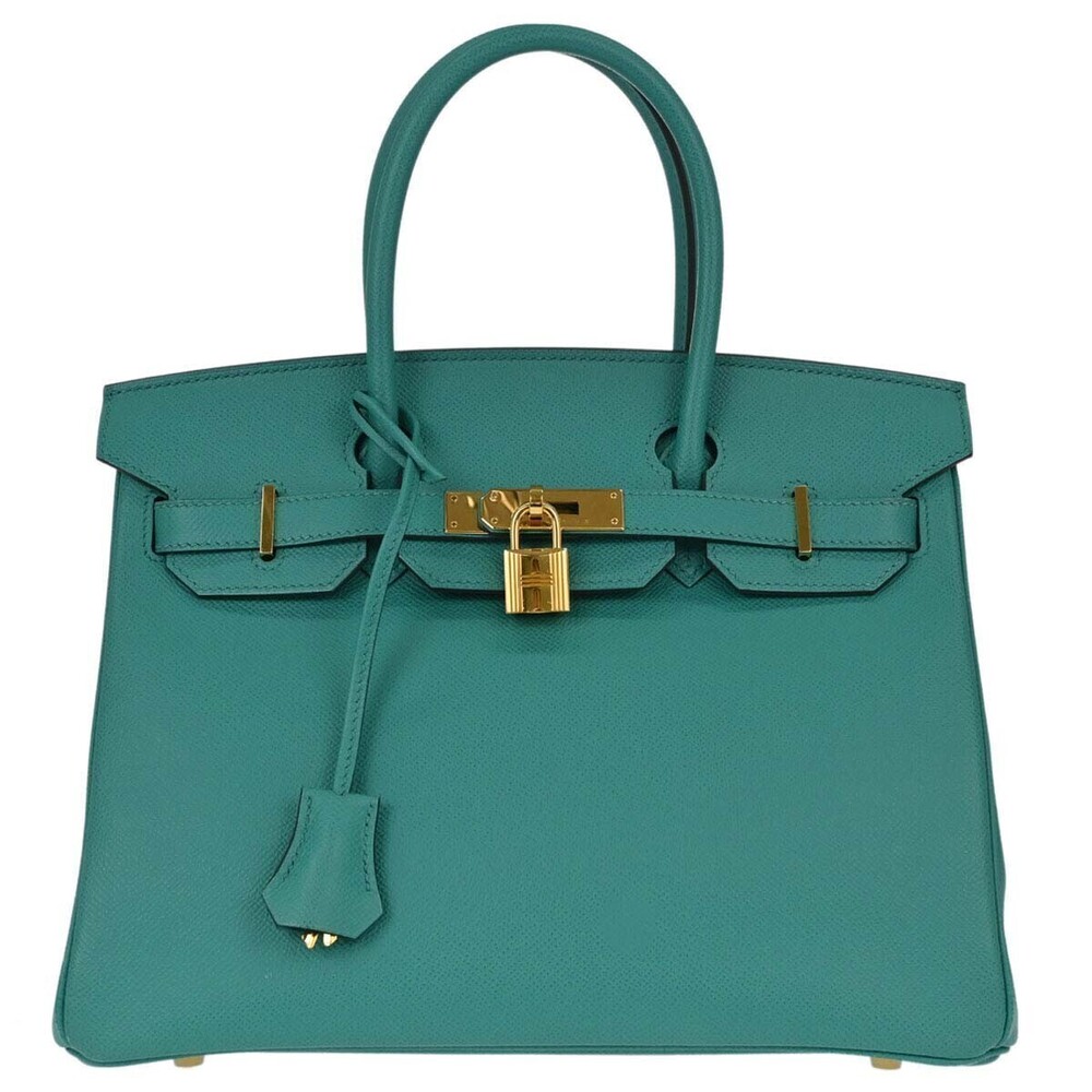 Hermes Birkin Green Epsom with Gold Hardware 30